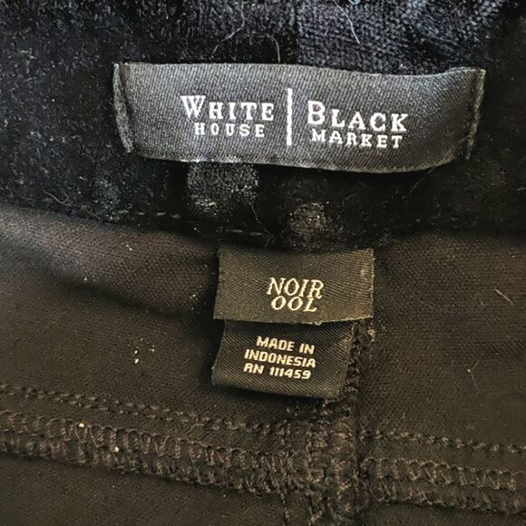 White House - Black Market Velvet Pants - Picture 8 of 11